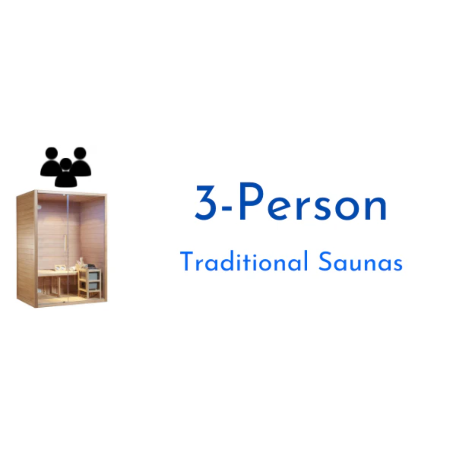 3-Person Traditional Saunas