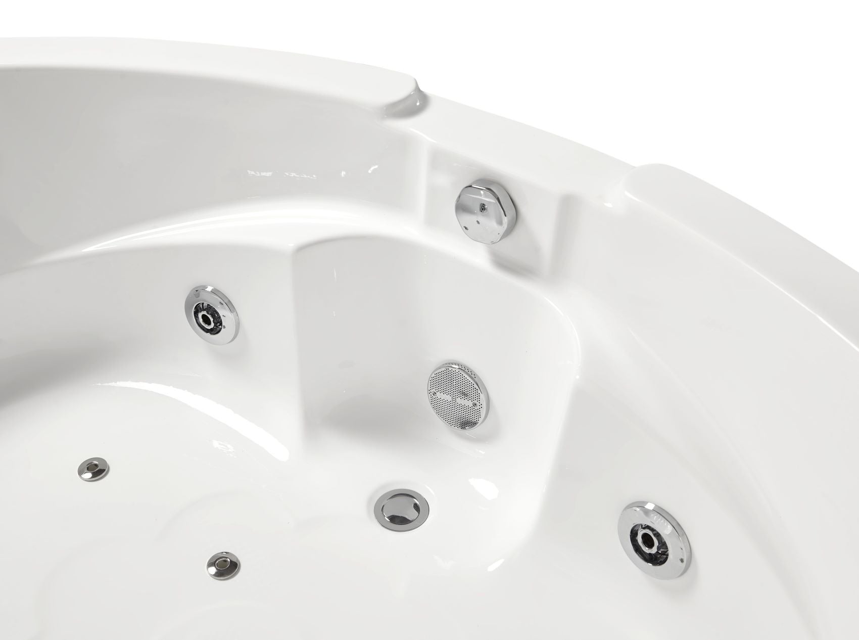 Platinum AM-505 Corner Whirlpool Jetted Bathtub 61" x 61" x 31.5"
