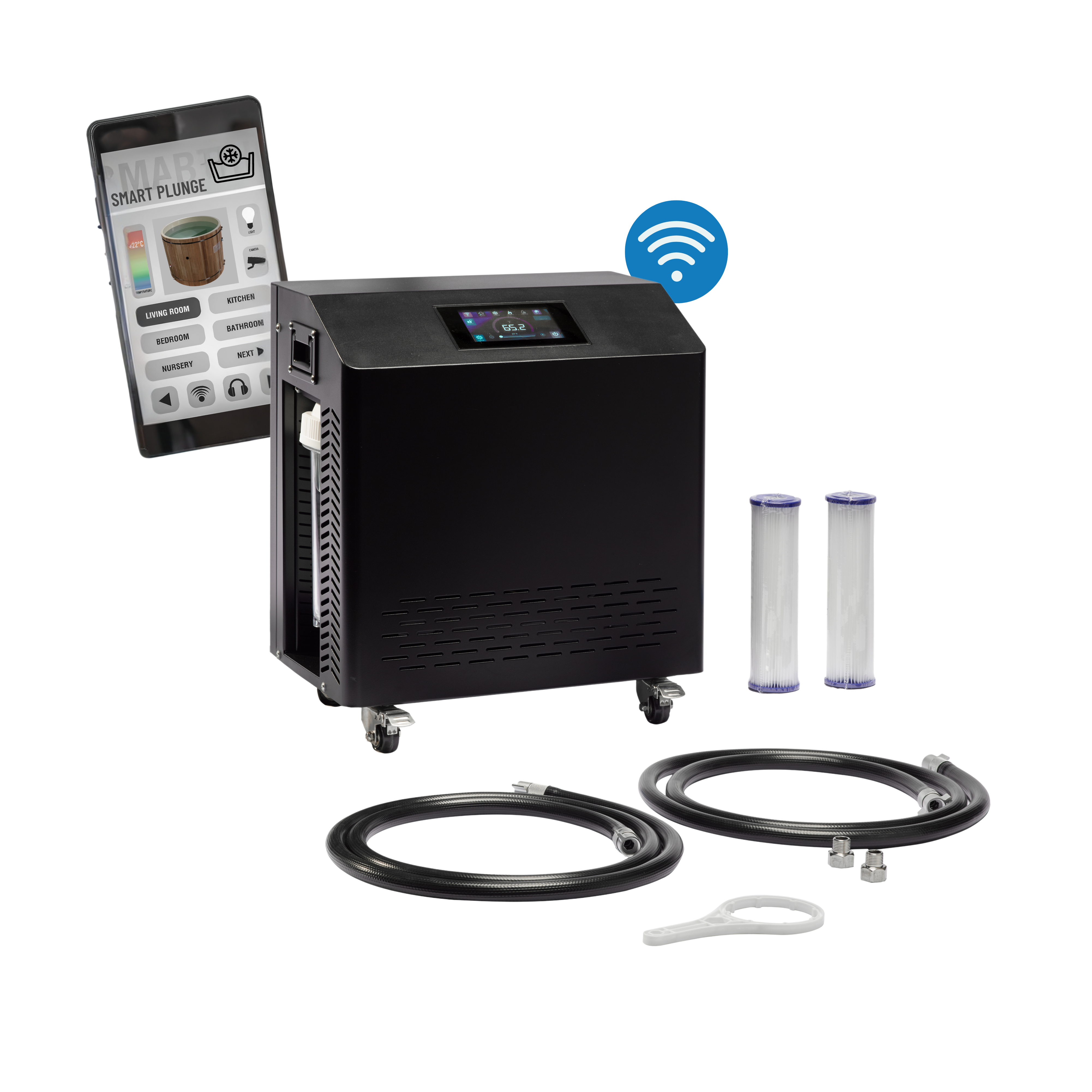 (bundle) Smart Cold Plunge Water Cooling System w/ WiFi | Dynamic Cold Therapy Chiller System (Power)