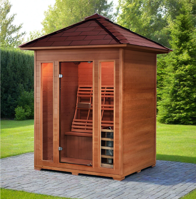 Sunray "Waverly" Outdoor Traditional Sauna | 3-Person | 300D2