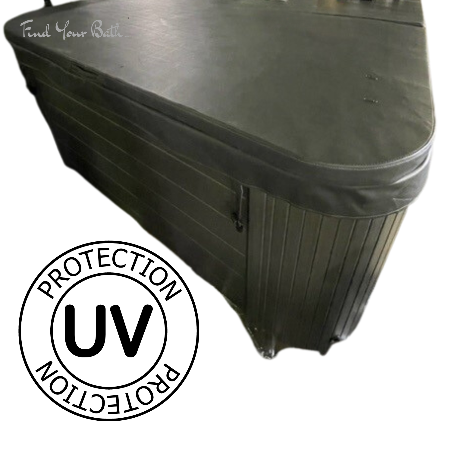UV-rated insulated spa cover - Luxury Spas hot tub