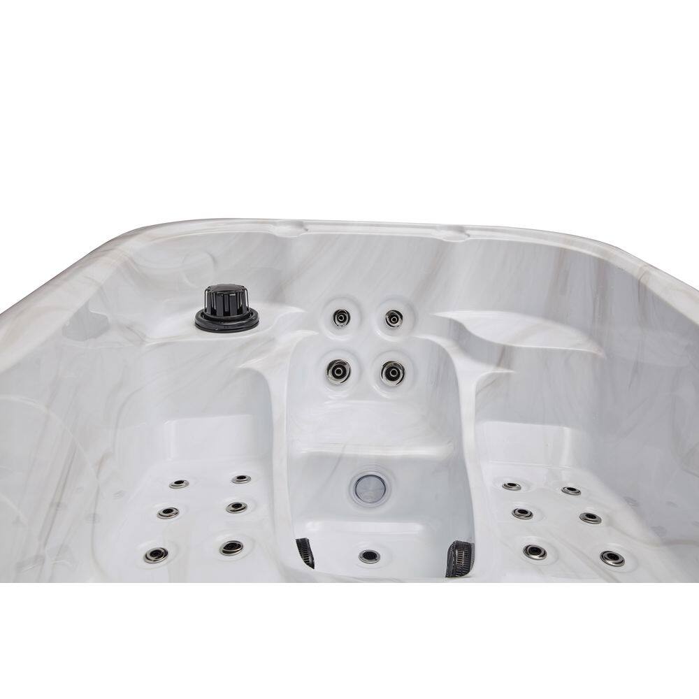 Luxury Spas "Largo" 3-Person Hot Tub w/ BlueTooth & 34 Jets | Studio Series WS-696