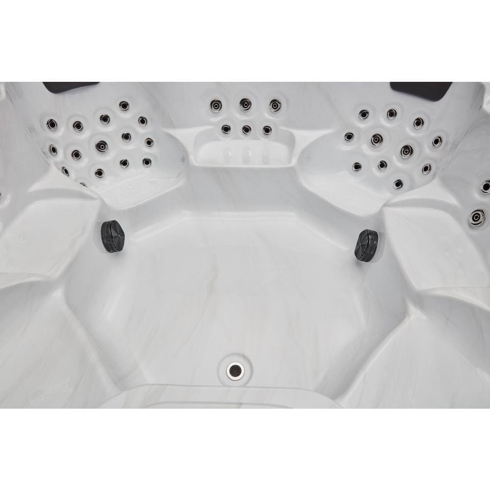 Luxury Spas "Denali" 7-Person Hot Tub w/ BlueTooth & 64 Jets | Studio Series WS-299