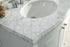 Laviva Estella 32" White Bathroom Vanity with White Carrara Marble Countertop | 3130709-32W-WC