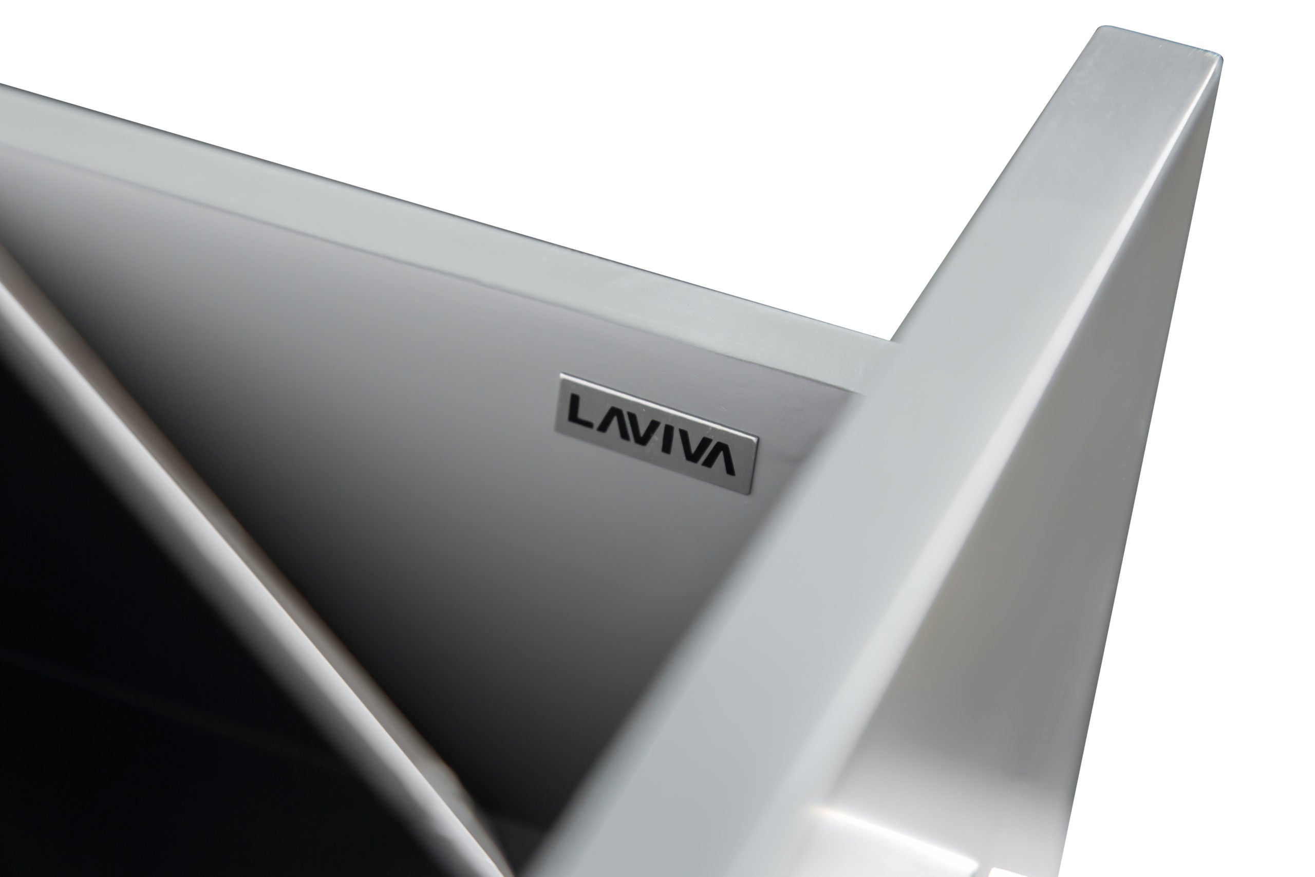 Laviva Nova 32" Gray Bathroom Vanity with White Ceramic Basin Countertop | 31321529-32G-CB