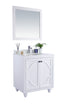 Laviva Odyssey 30" Bathroom Vanity Set w/ Sink in White | 313613-30W