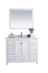 Laviva Wilson 42" Bathroom Vanity Set w/ Sink in White | 313ANG-42W