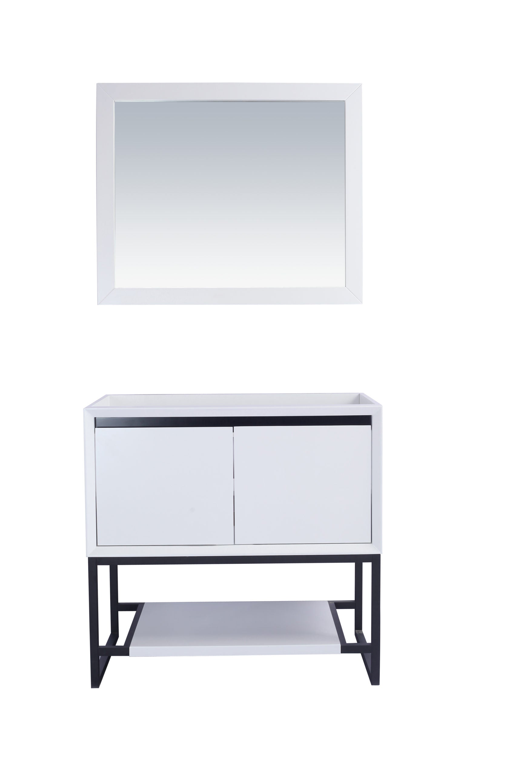 Laviva Alto 36" White Oak Bathroom Vanity Cabinet | 313SMR-36