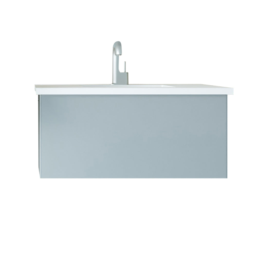 Laviva Vitri 36" Bathroom Vanity Set w/ Sink in Gray | 313VTR-36FG