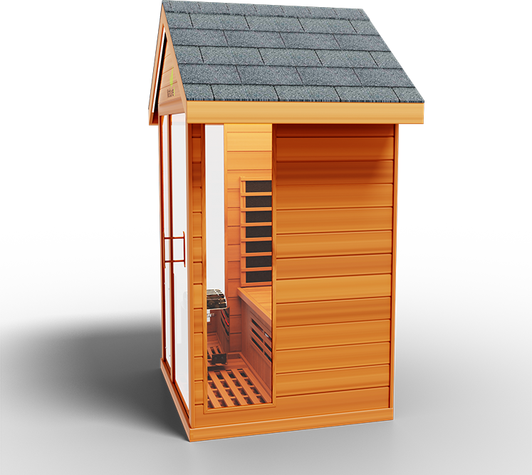Medical Saunas "Nature 6" Outdoor Hybrid Sauna (infrared+traditional)