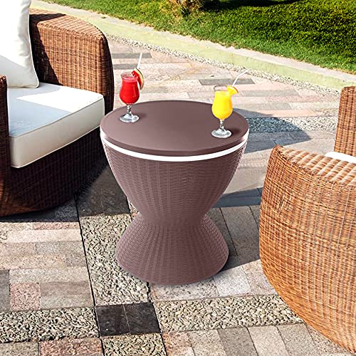 Outdoor Side Table & Beverage Cooler