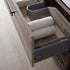 Vinnova Palma 60" Bathroom Vanity Set in Mexican Oak w/ White Composite Grain Stone Countertop | 701260-MXO-GW