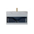 Vinnova Alicante 36" Bathroom Vanity Set in Blue w/ White Sintered Stone Countertop & Under-mount Sink | 701436-CB-SMB