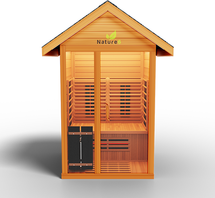 Medical Saunas "Nature 6" Outdoor Hybrid Sauna (infrared+traditional)