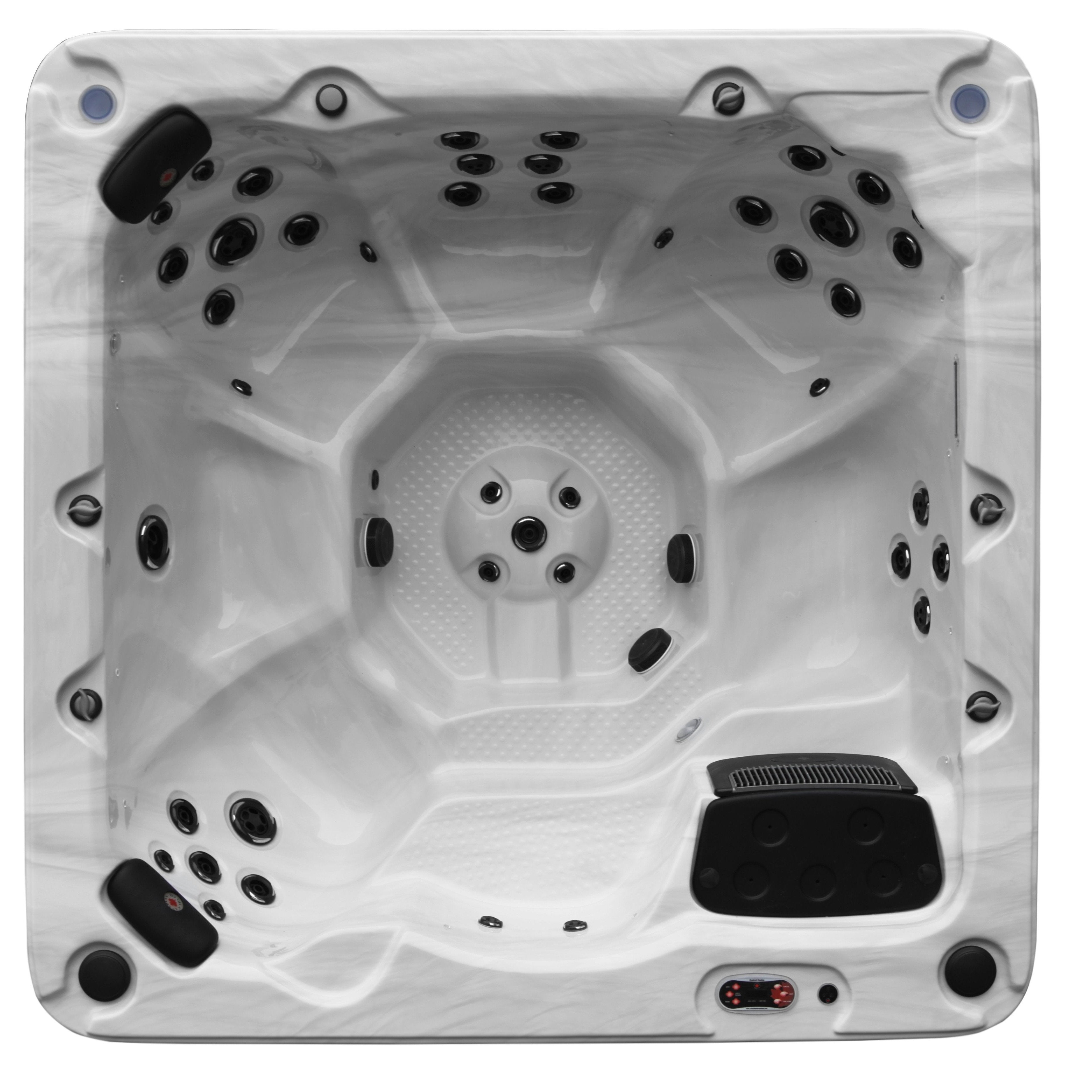 Victoria 7-Person Hot Tub Jacuzzi w/ 46-Jets (KH-10110)