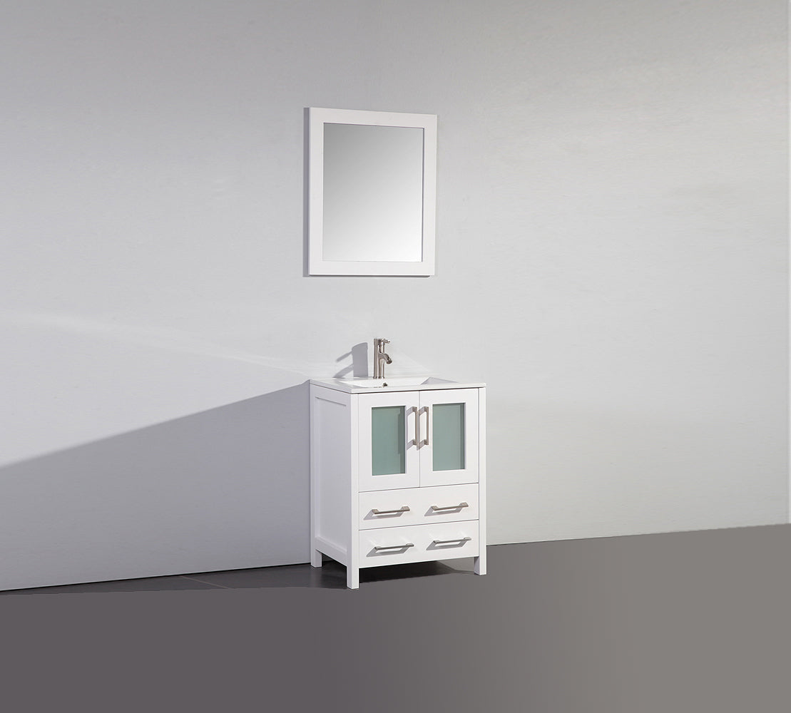 Legion Furniture 24" Bathroom Vanity, Mirror & Sink WA7924 (24" x 18" x 34")