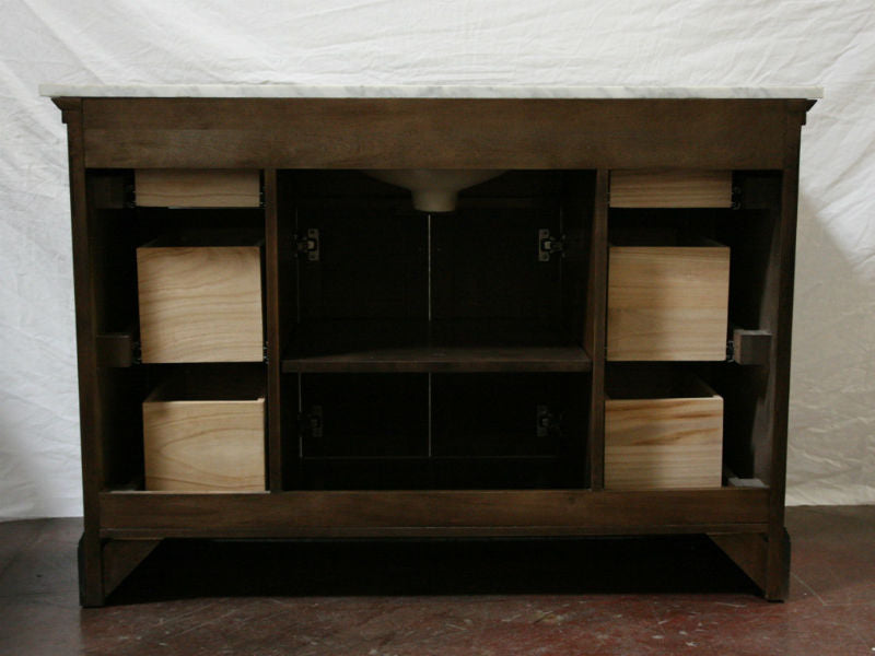 Legion Furniture 49" Poplar Wood & Sink Vanity WLF6036-48 - (49″ x 21″ x 33″)
