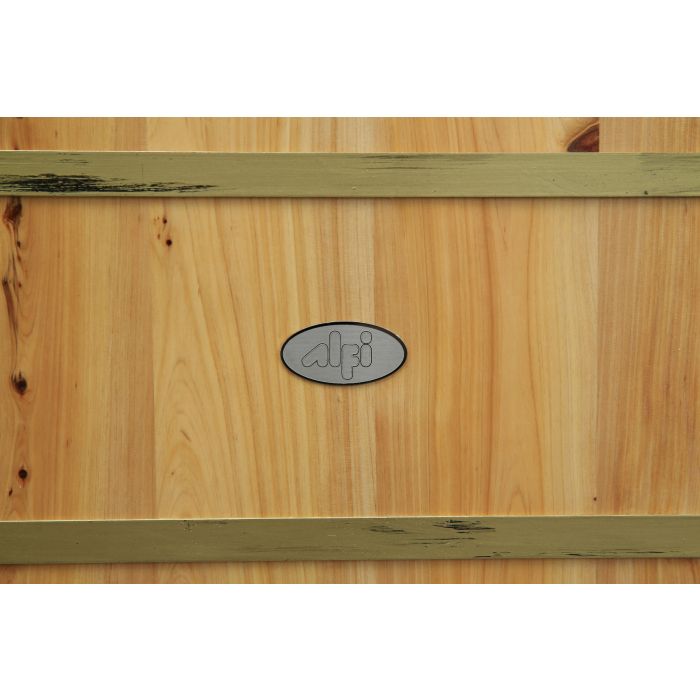 ALFI AB1136 Bathtub Free Standing Cedar Wooden with Tub Filler (61-inch)
