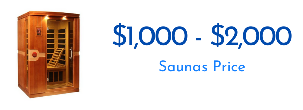 Saunas Priced $1,000-$2,000