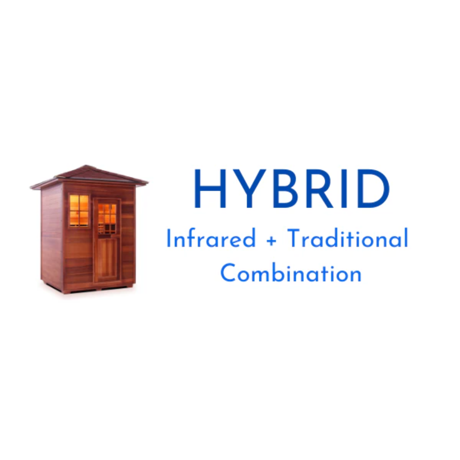 Shop Hybrid: Infrared & Traditional Sauna Combos