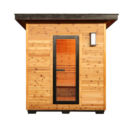 Sunray Denali 4-Person traditional outdoor sauna