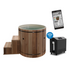 Outdoor Cold Plunge Premium Pacific Cedar Wood (tub only) | Dynamic Cold Therapy Circular Ice Bath