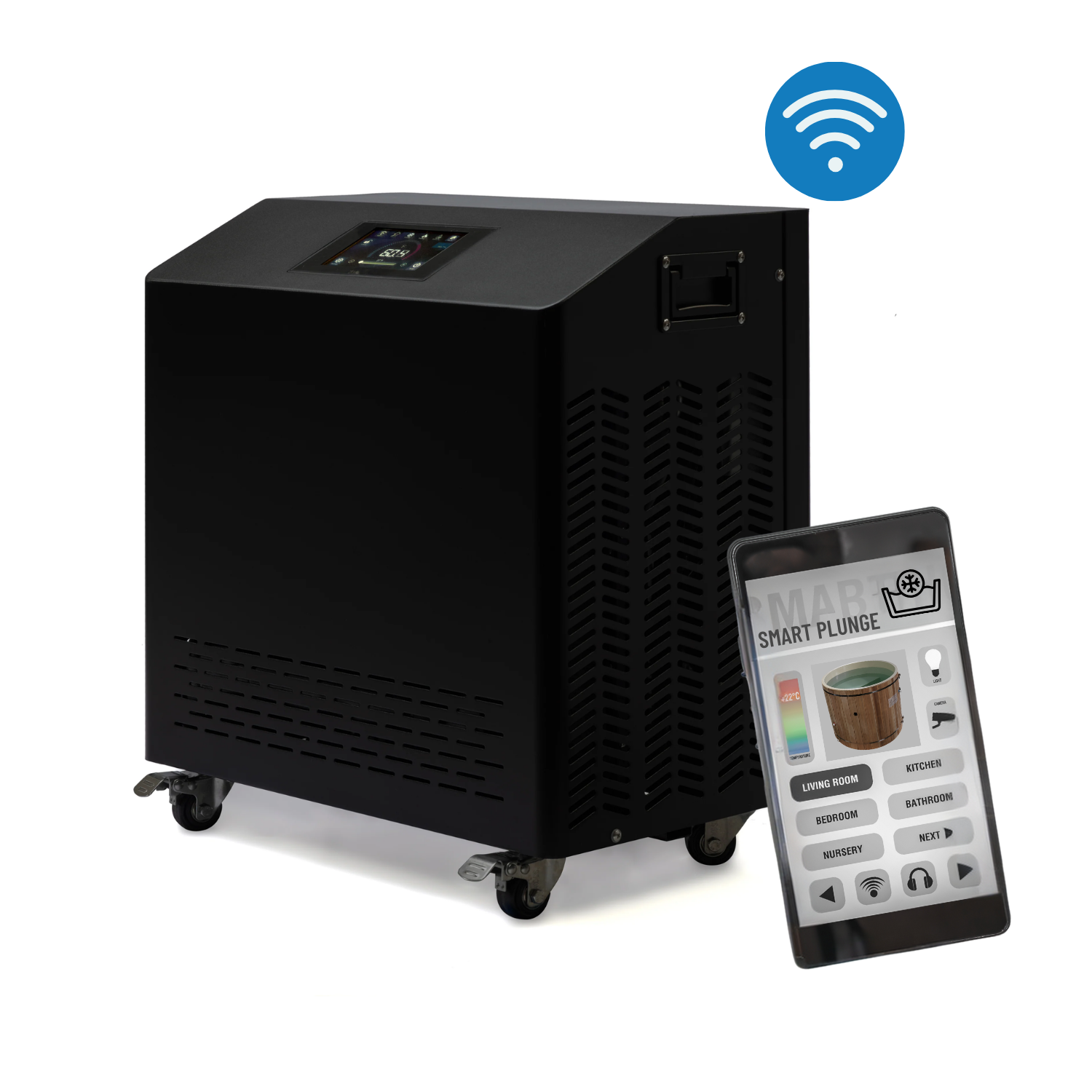 Smart Cold Plunge Water Cooling System w/ WiFi | Dynamic Cold Therapy Chiller System (no tub)