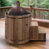 Outdoor Cold Plunge Premium Pacific Cedar Wood (tub only) | Dynamic Cold Therapy Circular Ice Bath