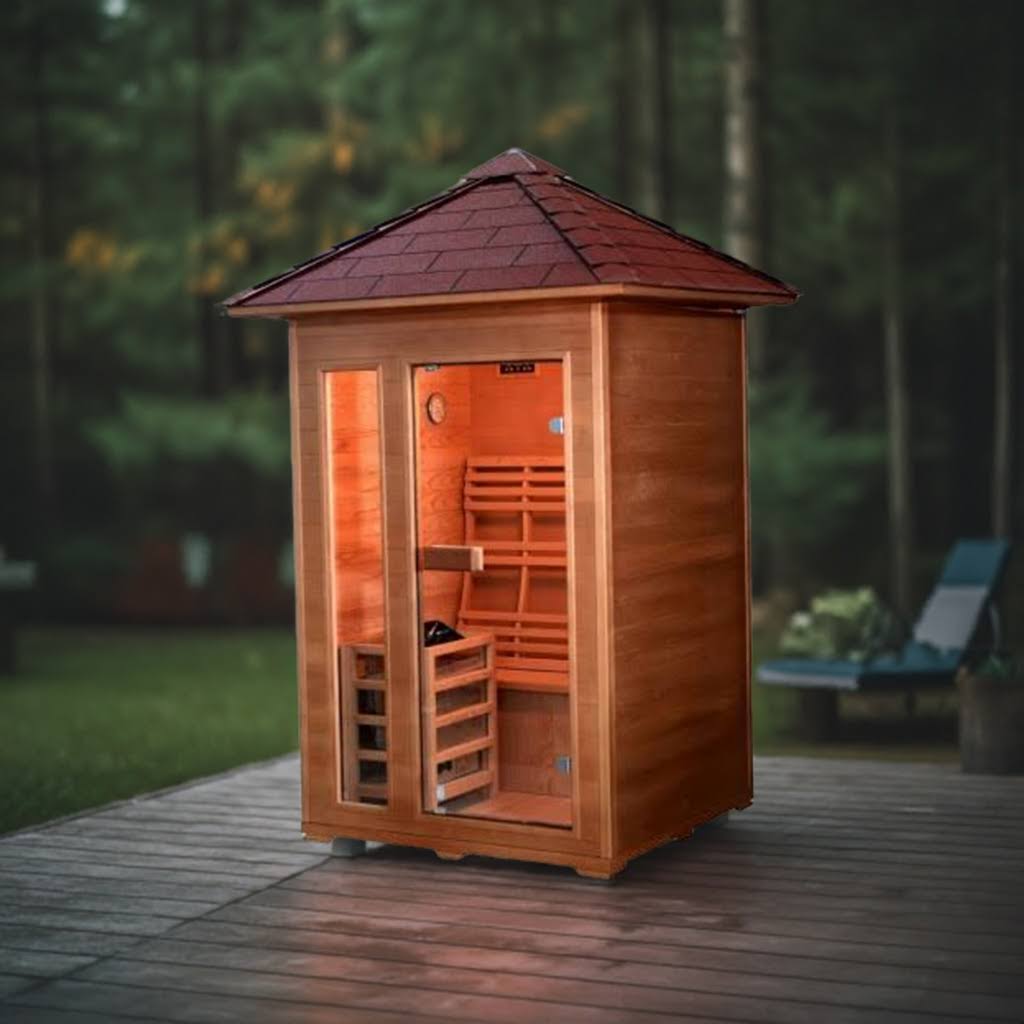 Purchased directly from Findyourbath.com Sunray 200D2 "Bristow" 2-Person Outdoor Traditional Sauna