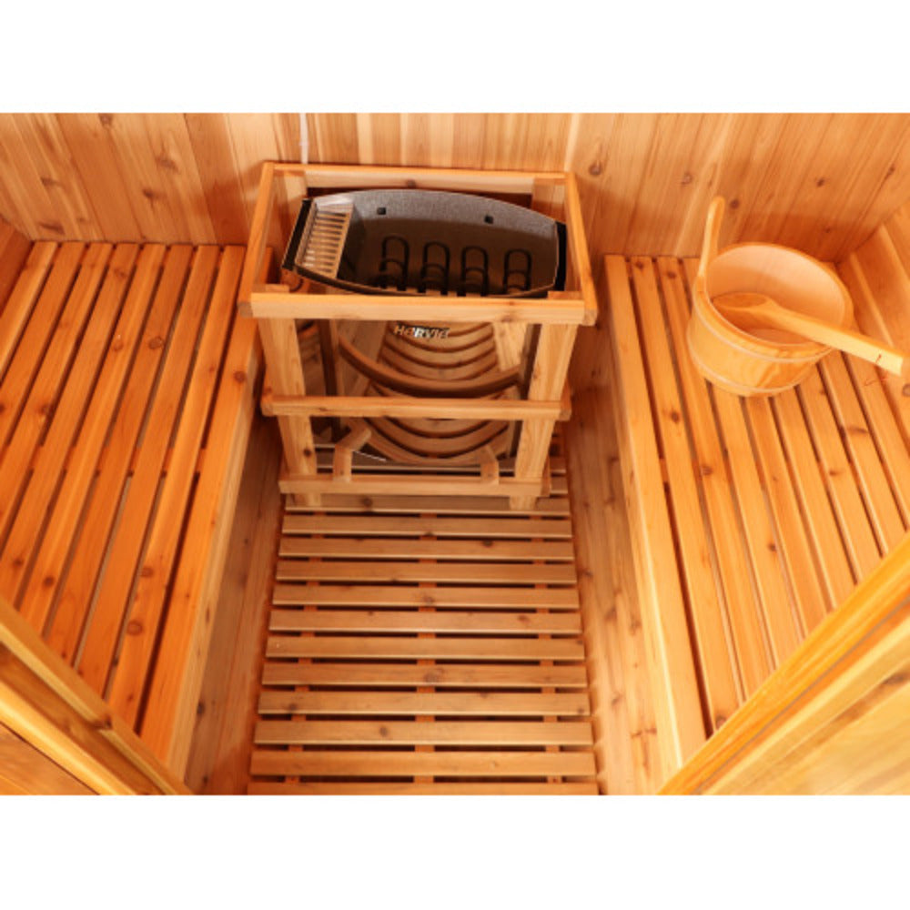 Sunray Traditional Steam Outdoor Barrel Sauna | "Aurora" 300SH