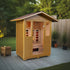 Available at Findyourbath.com Sunray "Grandby" Infrared Outdoor Sauna | 3-Person w/ Hemlock - HL300D