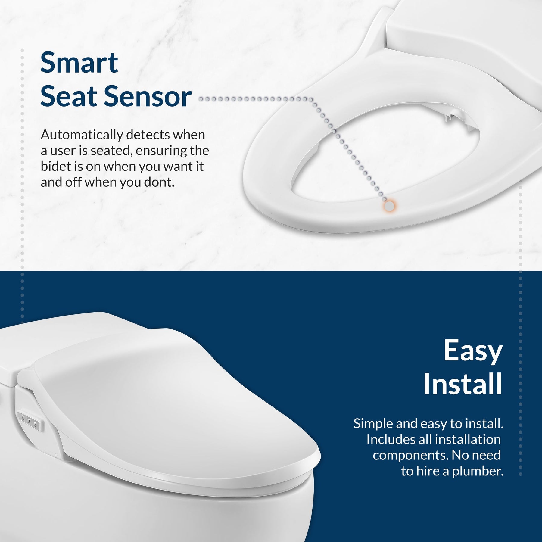 Bio Bidet "Slim Two" Toilet Bidet Seat