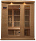 Golden Designs Sauna Maxxus 3-Person FAR Infrared Sauna Low EMF w/ Hemlock - MX-K306-01