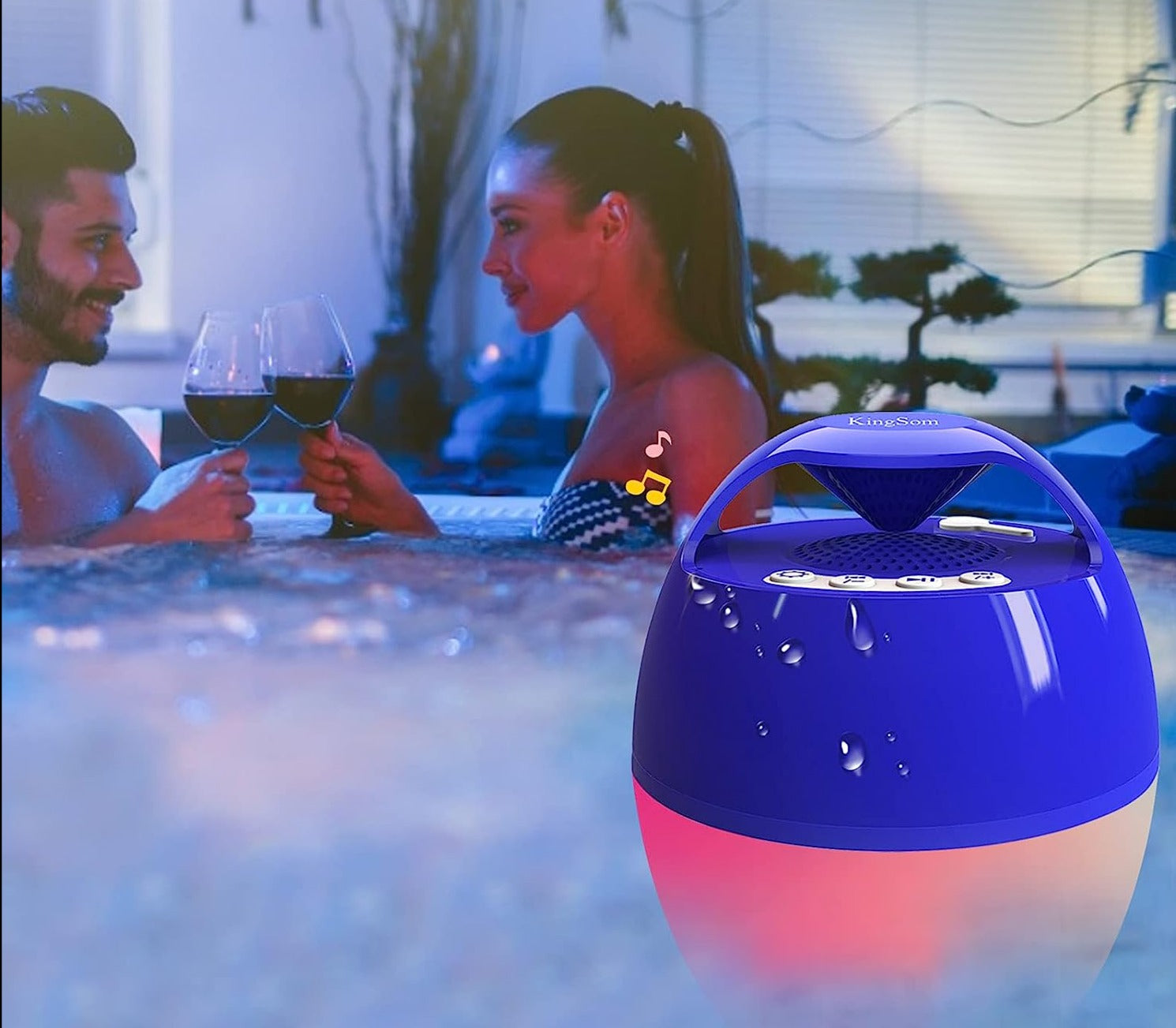 Hot Tub 360° Speaker & Light