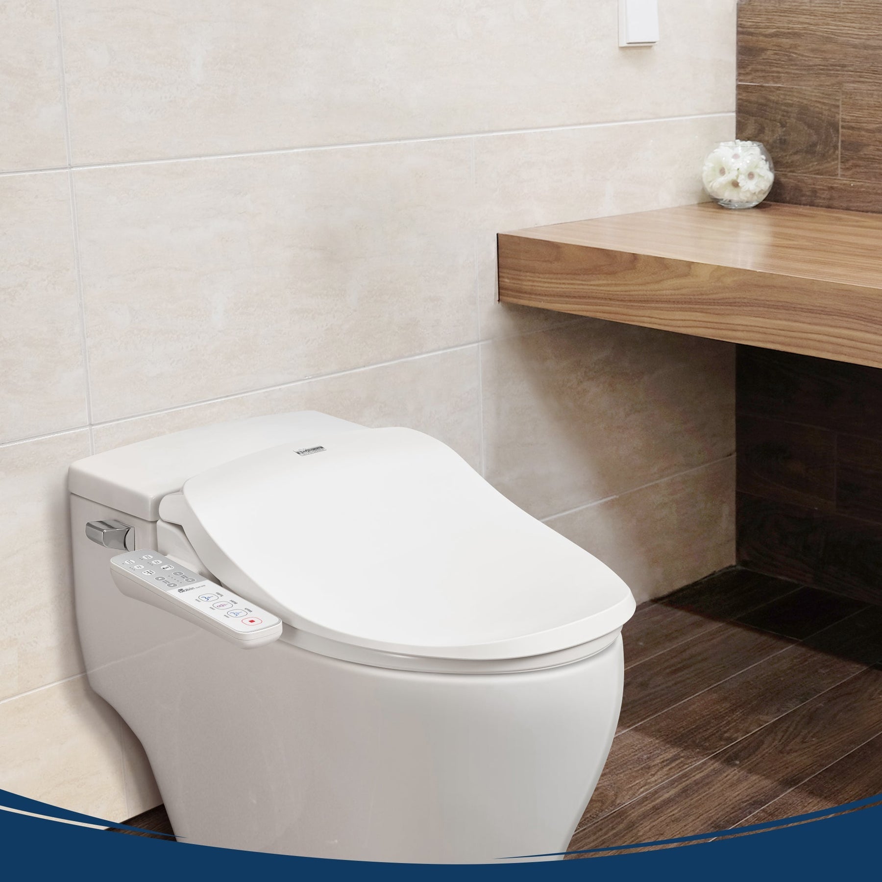 Bio Bidet "Slim One" Toilet Bidet Seat