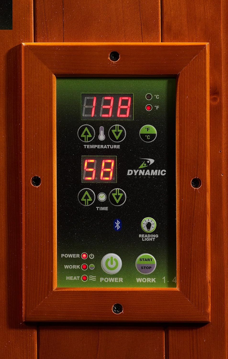 Golden Designs Dynamic "Santiago" 2-Person Full Spectrum Near Zero EMF FAR Infrared Sauna w/ Hemlock | DYN-6209-03 FS