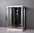 Platinum DZ956F8 Steam Shower - 59" x 35" x 87"- Black