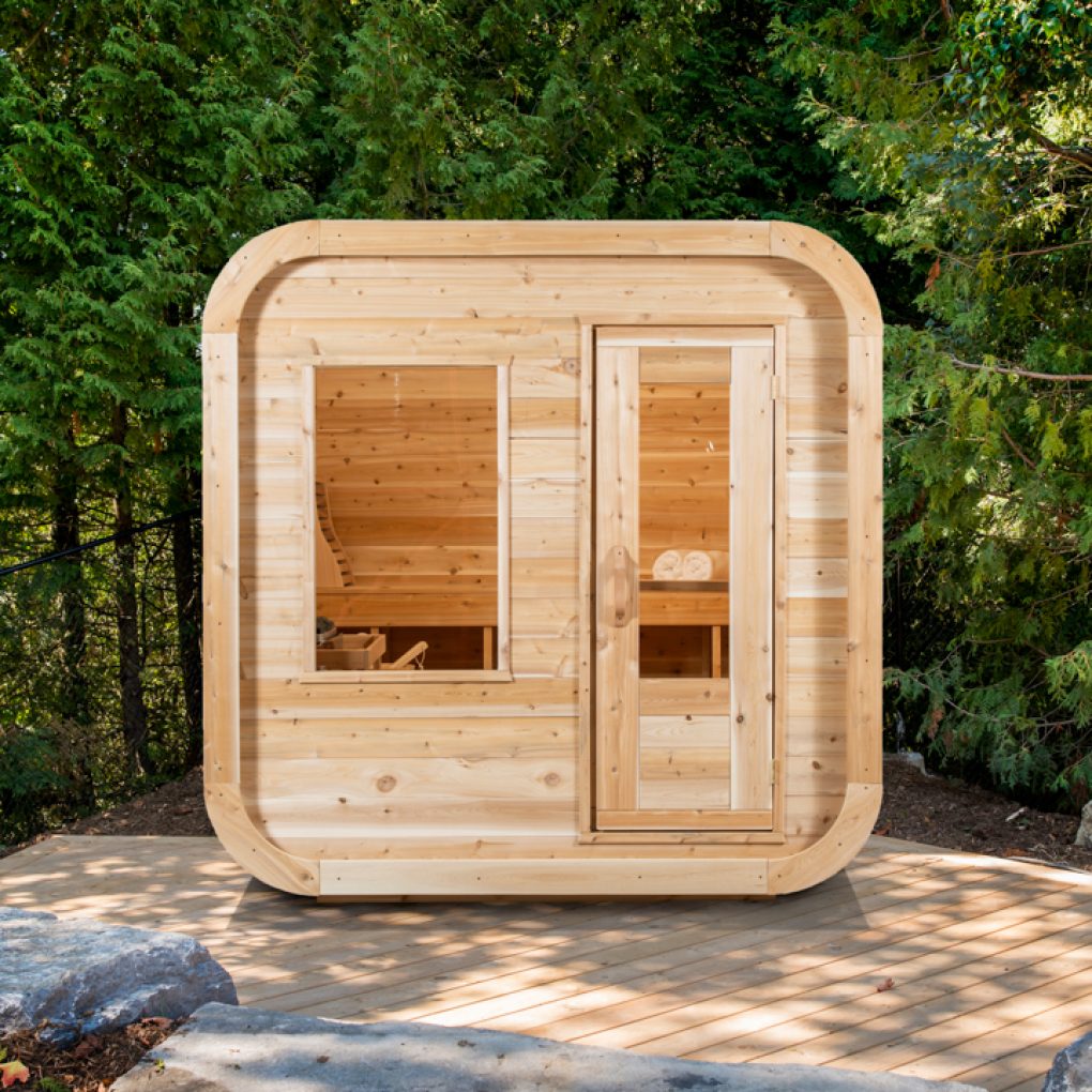 Dundalk "Luna" Outdoor Traditional Sauna | 4-Person | CTC22LU