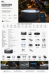 MSpa Denver Frame Series Hot Tub | 6-Person Luxury Spa with Hydro Jets