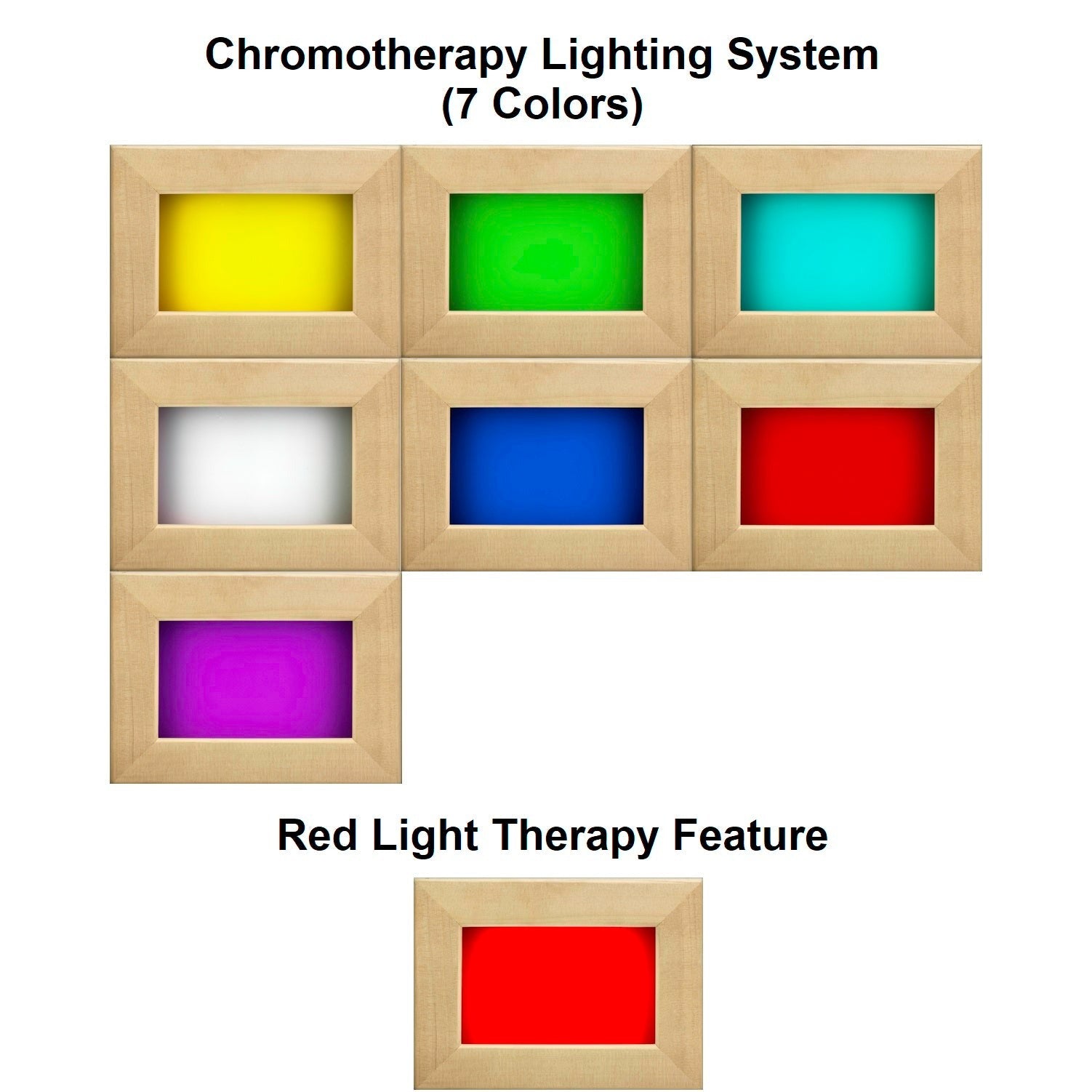 Buy online at Findyourbath.com-Golden Designs 3-Person Corner Full Spectrum PureTech™ Near Zero EMF FAR Infrared Sauna w/ Himalayan Salt Bar & Hemlock | GDI-8035-03