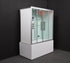 Platinum DA580 Steam Shower Jetted Tub Combo 59" x 32" x 86"