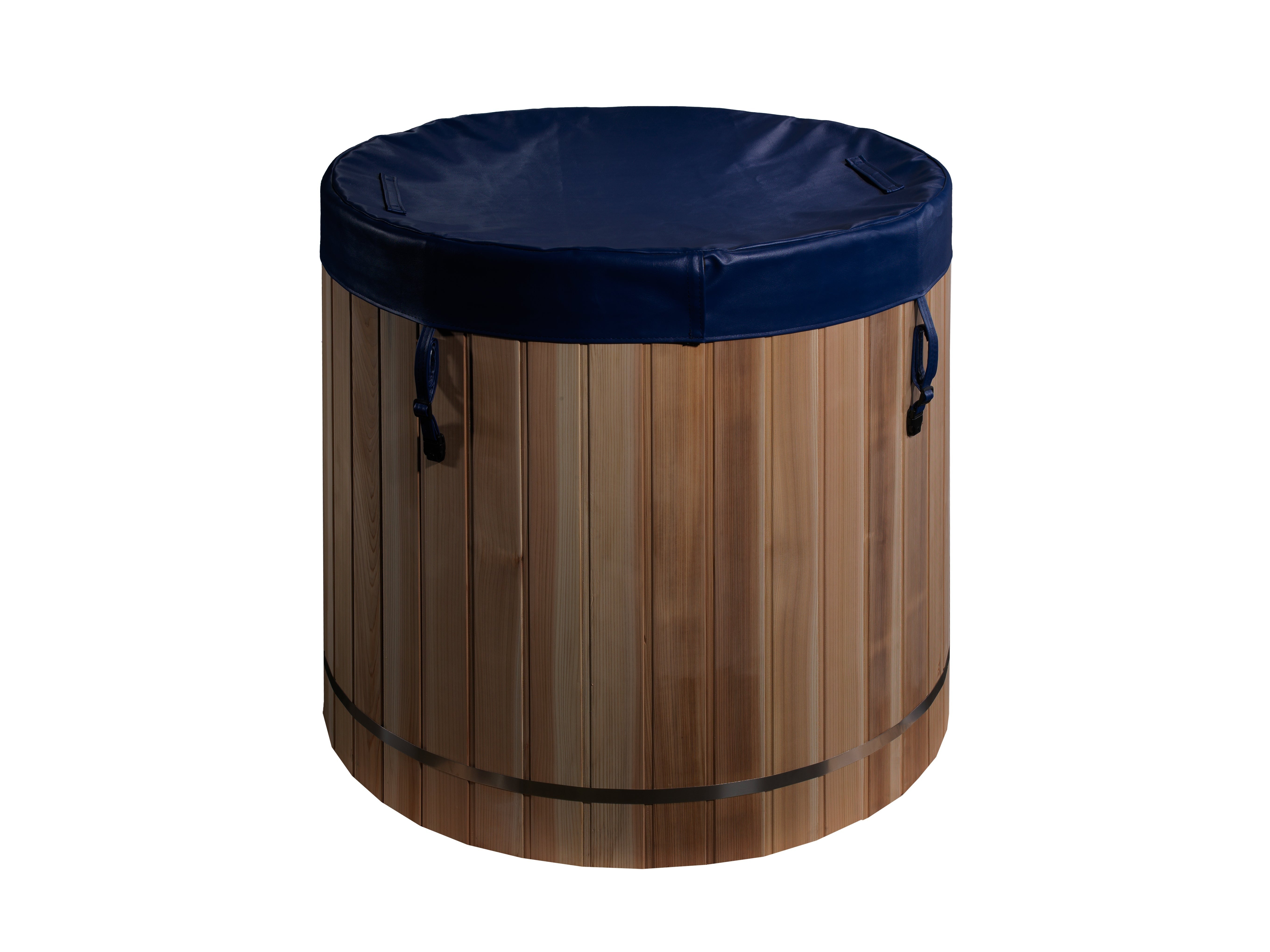 Outdoor Cold Plunge Premium Pacific Cedar Wood (tub only) | Dynamic Cold Therapy Circular Ice Bath