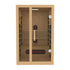 Golden Designs Dynamic "Gracia" 1-2-Person Full Spectrum Near Zero EMF FAR Infrared Sauna w/ Canadian Hemlock | DYN-6119-03 FS