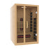 Golden Designs Dynamic "Gracia" 1-2-Person Full Spectrum Near Zero EMF FAR Infrared Sauna w/ Canadian Hemlock | DYN-6119-03 FS