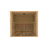 Golden Designs Dynamic "Gracia" 1-2-Person Full Spectrum Near Zero EMF FAR Infrared Sauna w/ Canadian Hemlock | DYN-6119-03 FS