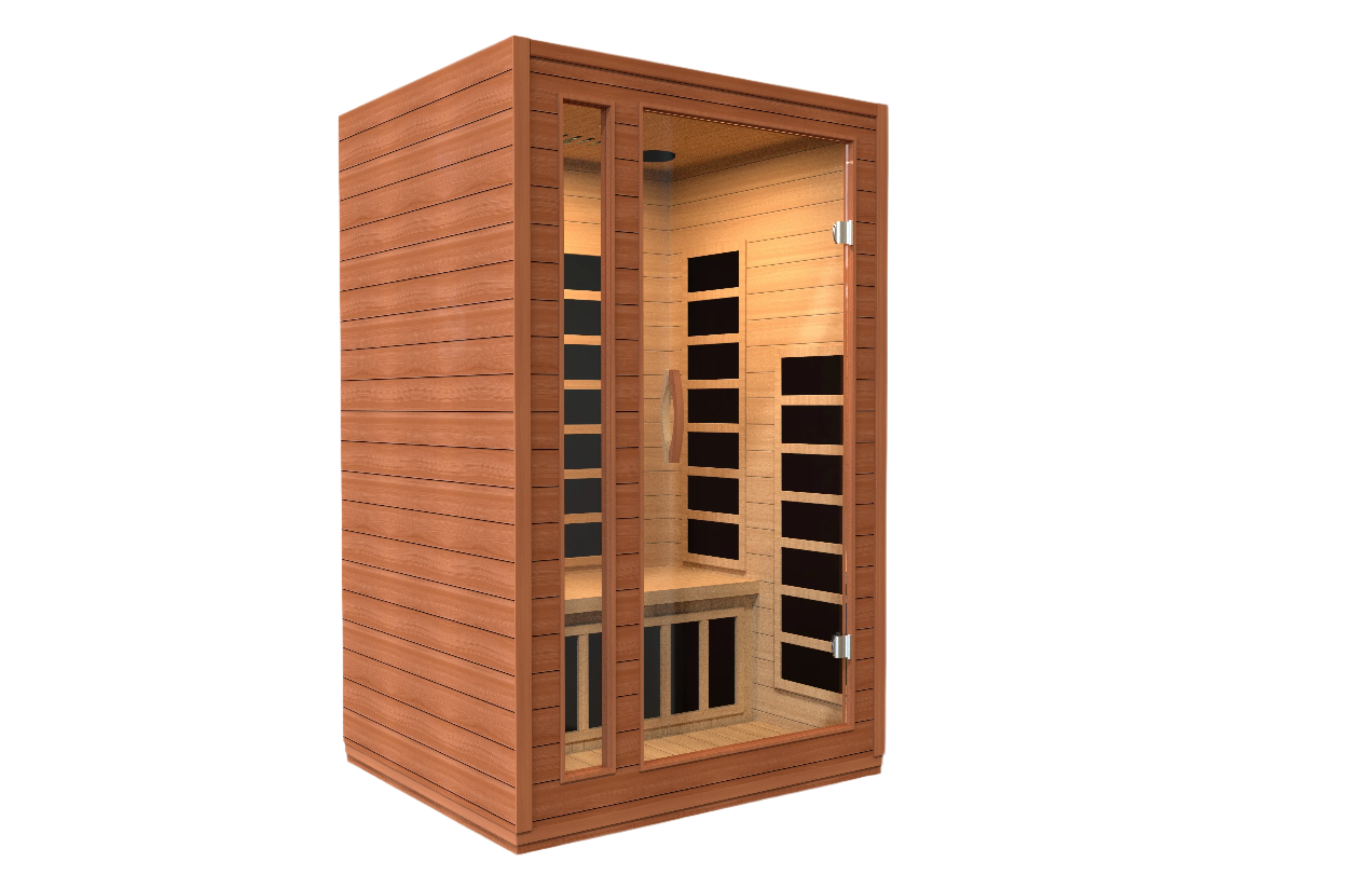 Golden Designs 2-person "Avila Elite" FAR Infrared Sauna DYN-6103-01 Elite