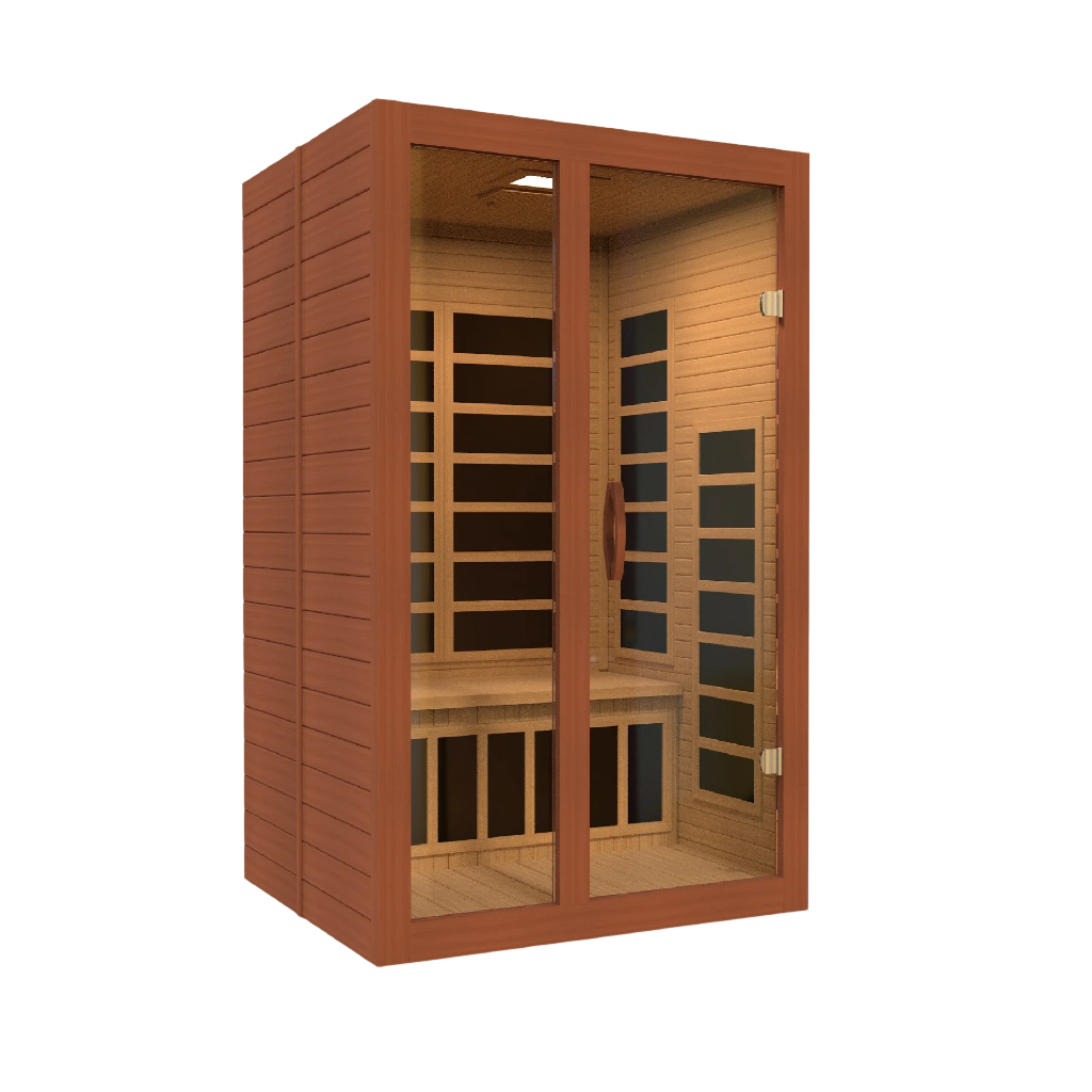 Golden Designs "Santiago Elite" 2-person FAR Infrared Sauna DYN-6209-02 Elite