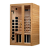 Golden Designs Dynamic "Serena" 2-Person Full Spectrum Near Zero EMF FAR Infrared Sauna w/ Canadian Hemlock | DYN-6229-03 FS