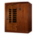 Golden Designs Dynamic "Madrid Elite" 3-person Ultra Low EMF FAR Infrared Sauna w/ Canadian Hemlock | DYN-6310-04 Elite