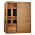 Golden Designs Dynamic "Toscana" 3-person Low EMF FAR Infrared Sauna w/ Canadian Hemlock | DYN-6315-05